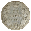 1881H Canada 50-cents VG-F (VG10) Scratched, marks, or impaired
