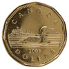2001 Canada Loon Dollar Proof-Like (Scratched, marks, or impaired) DOD