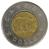 2002 Dot in H Canada Two Dollar Circulated (DOD)