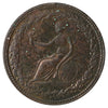 LC-54A 1813 Lower Canada Spread Eagle Halfpenny Token Very Fine (VF20) Old Cleaning