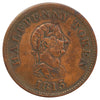 NS-14A5 1815 Nova Scotia John Alexander Barry Halifax Halfpenny Token F-VF (F12) Cleaned