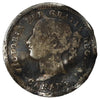 Love Token Struck on Canadian Victorian Dime: "CM"