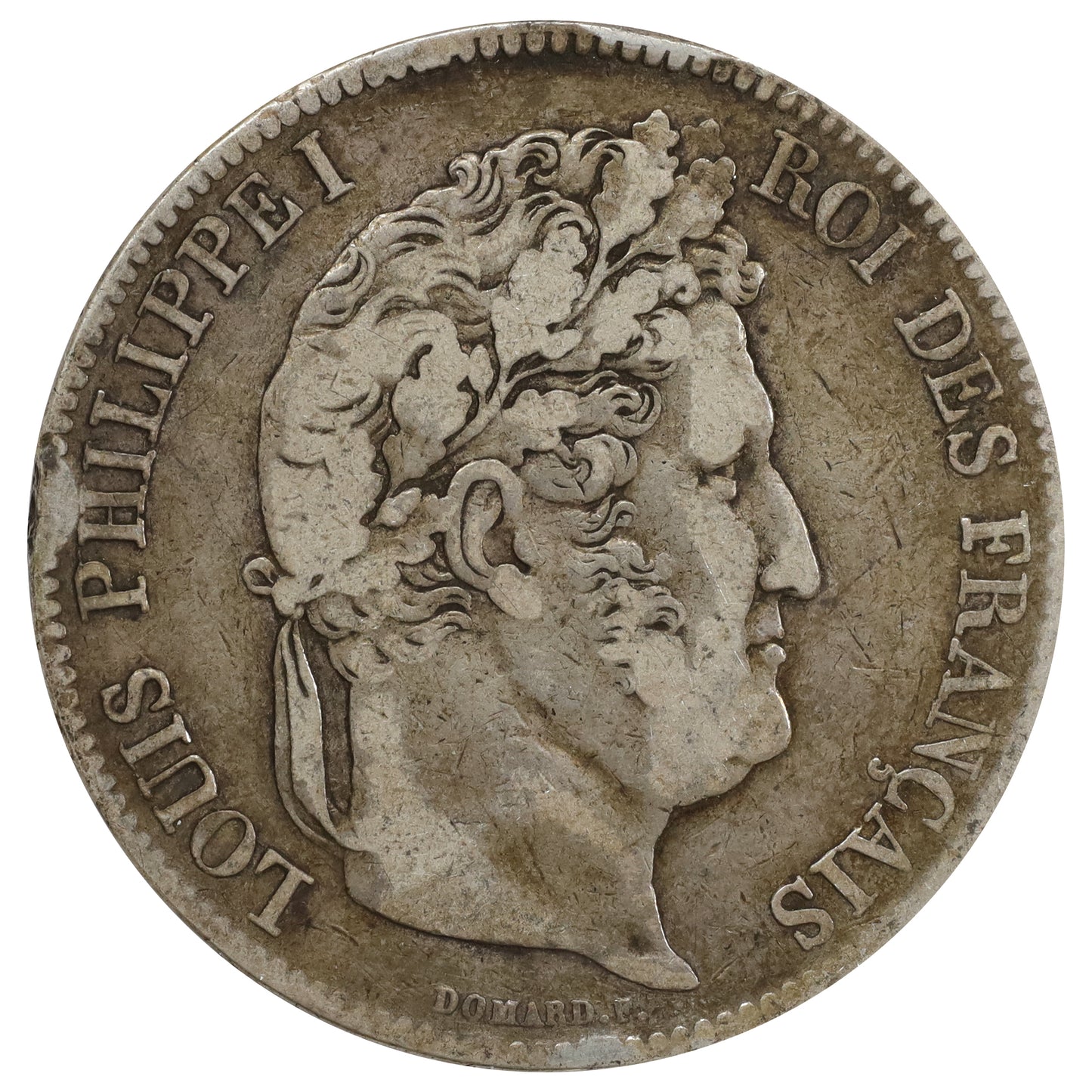 France 1838W Louis Philippe 5 Francs (DOD)