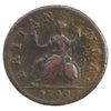 Great Britain 1749 George II Farthing Very Fine (VF20) Corroded
