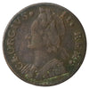 Great Britain 1747 George II Halfpenny Fine (F12) Bent