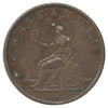 Great Britain 1806 George III Halfpenny Extra Fine (EF40) Corroded