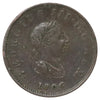 Great Britain 1806 George III Halfpenny Extra Fine (EF40) Corroded