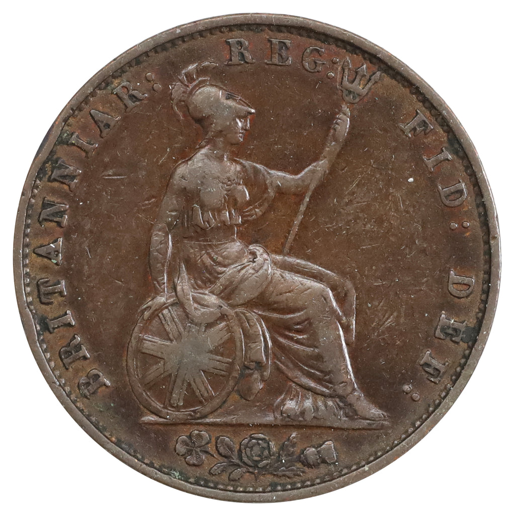 Great Britain 1853 Halfpenny VF-EF (VF30) Impaired