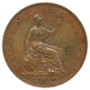 Great Britain 1853 Penny Extra Fine (EF40) Cleaned