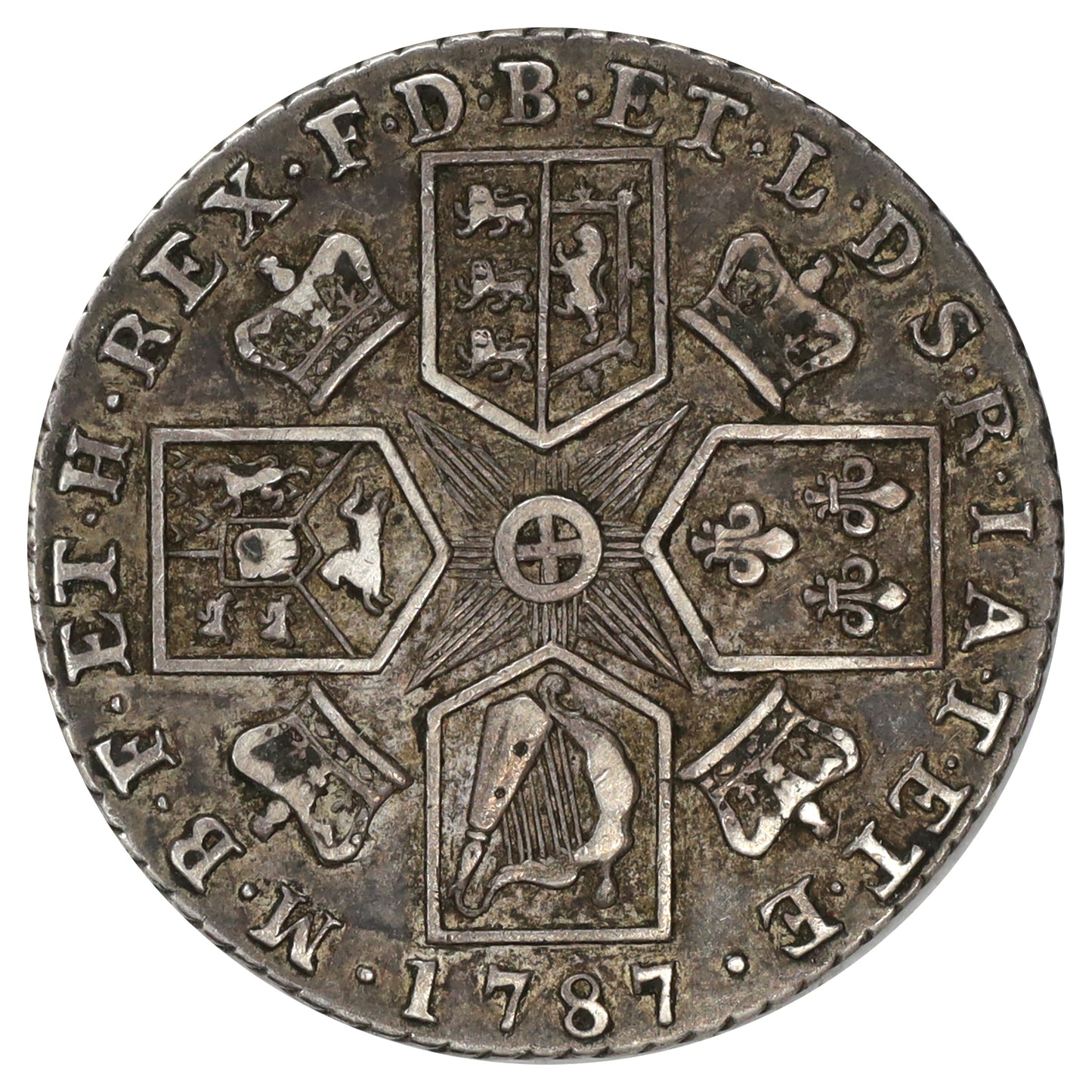 Great Britain 1787 George III Shilling (DOD)