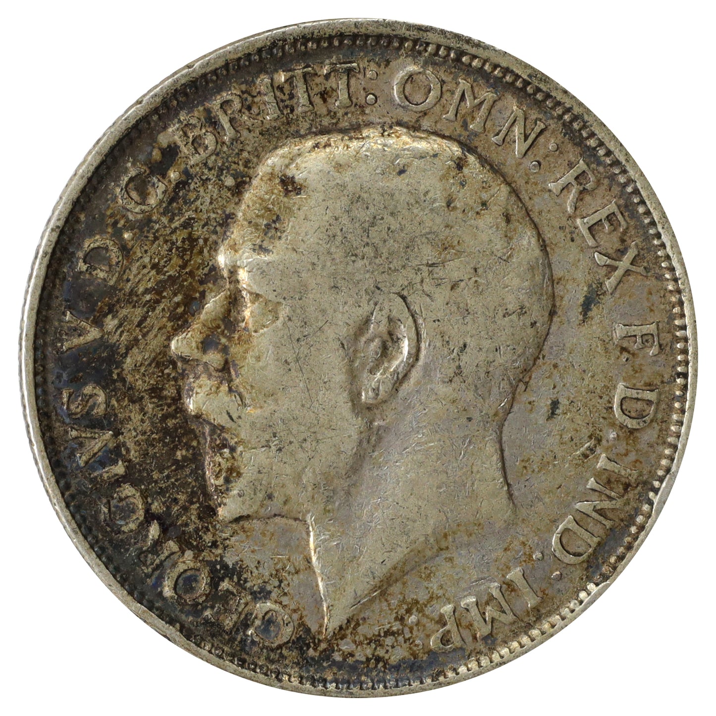 Great Britain 1914 Florin F-VF (F15) Toned