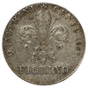 Italy 1847 Florence Leopold II Silver Florin VF-EF (VF30) DOD