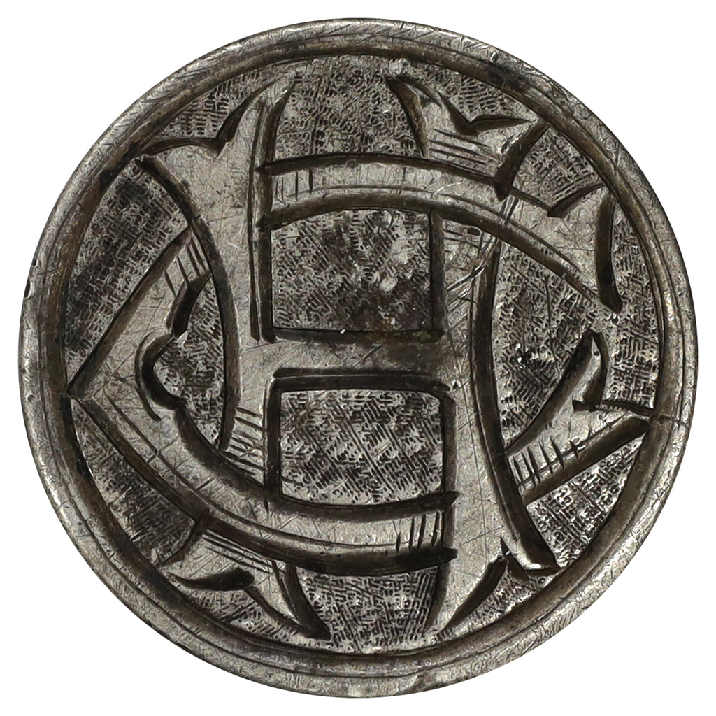 1876 Love Token on USA Dime: "CH"