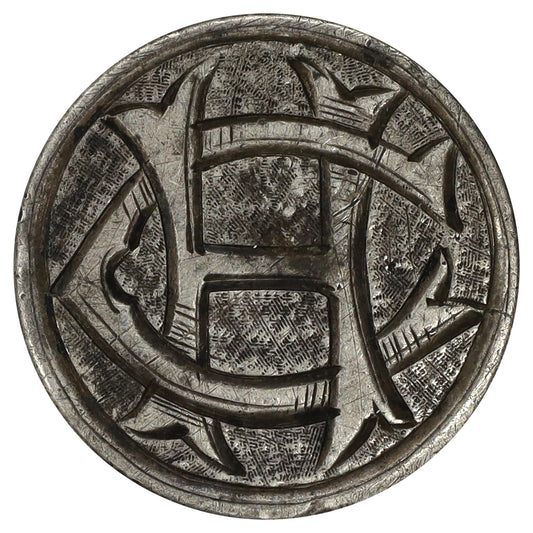 1876 Love Token on USA Dime: "CH"