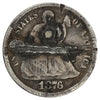 1876 Love Token on USA Dime: "CH"