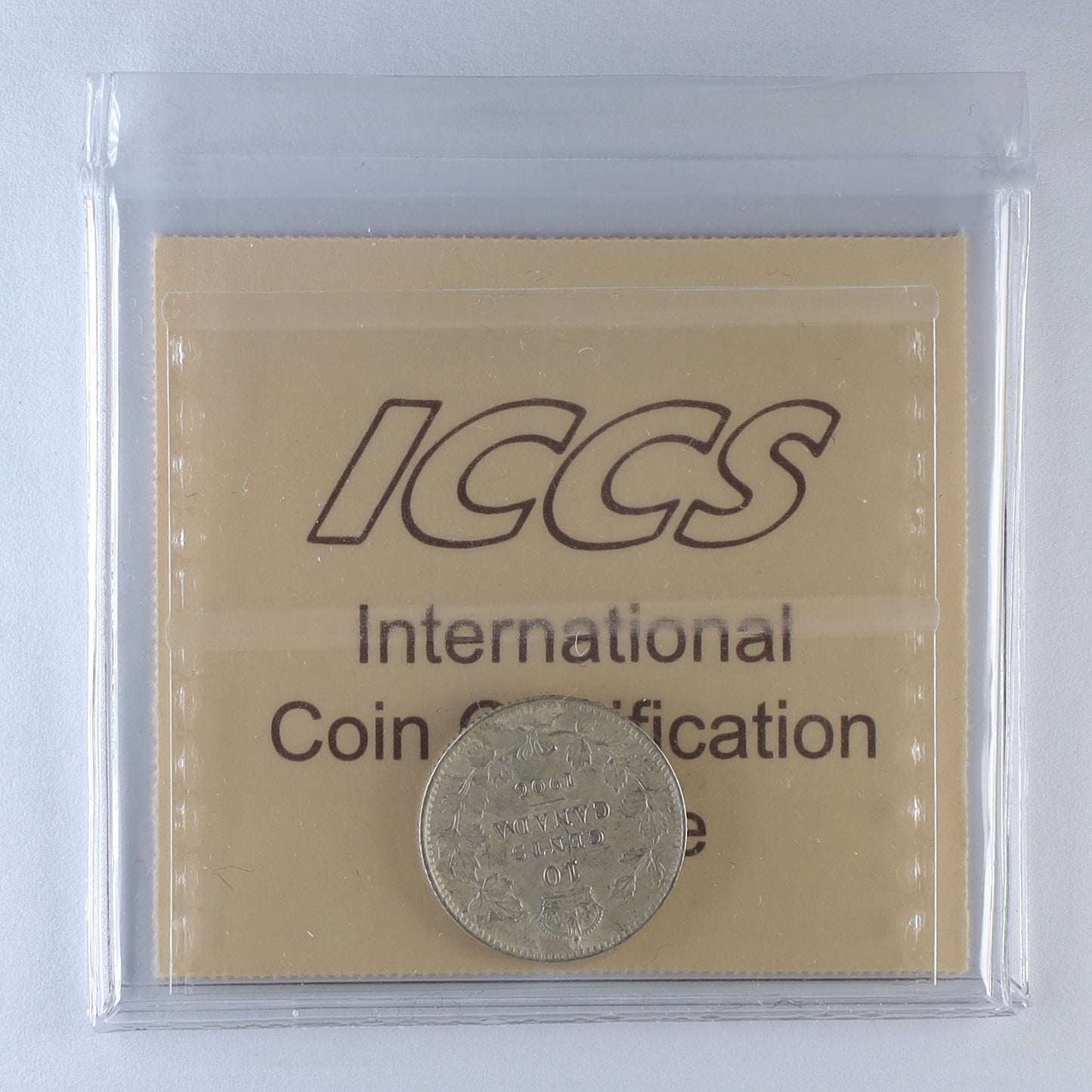 1906 Canada 10-cents ICCS Certified EF40 (Toned)