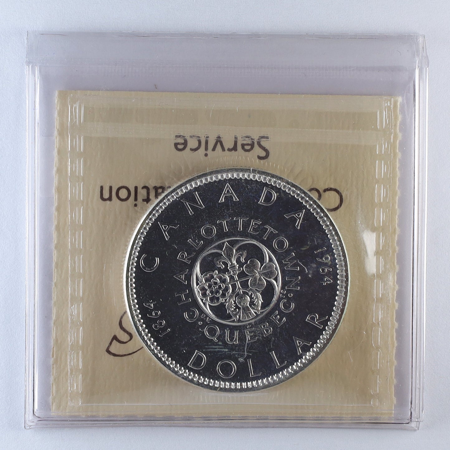 1964 Missing Dot Canada Dollar ICCS Certified PL64 (Lightly Toned)