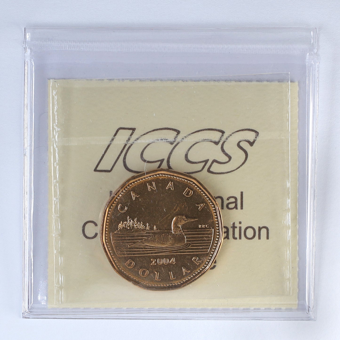 2004 Canada Loon Dollar ICCS Certified MS66 NBU (DOD)