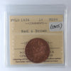 1936 Newfoundland 1-cent ICCS Certified MS64 Red &Brown (Spots)