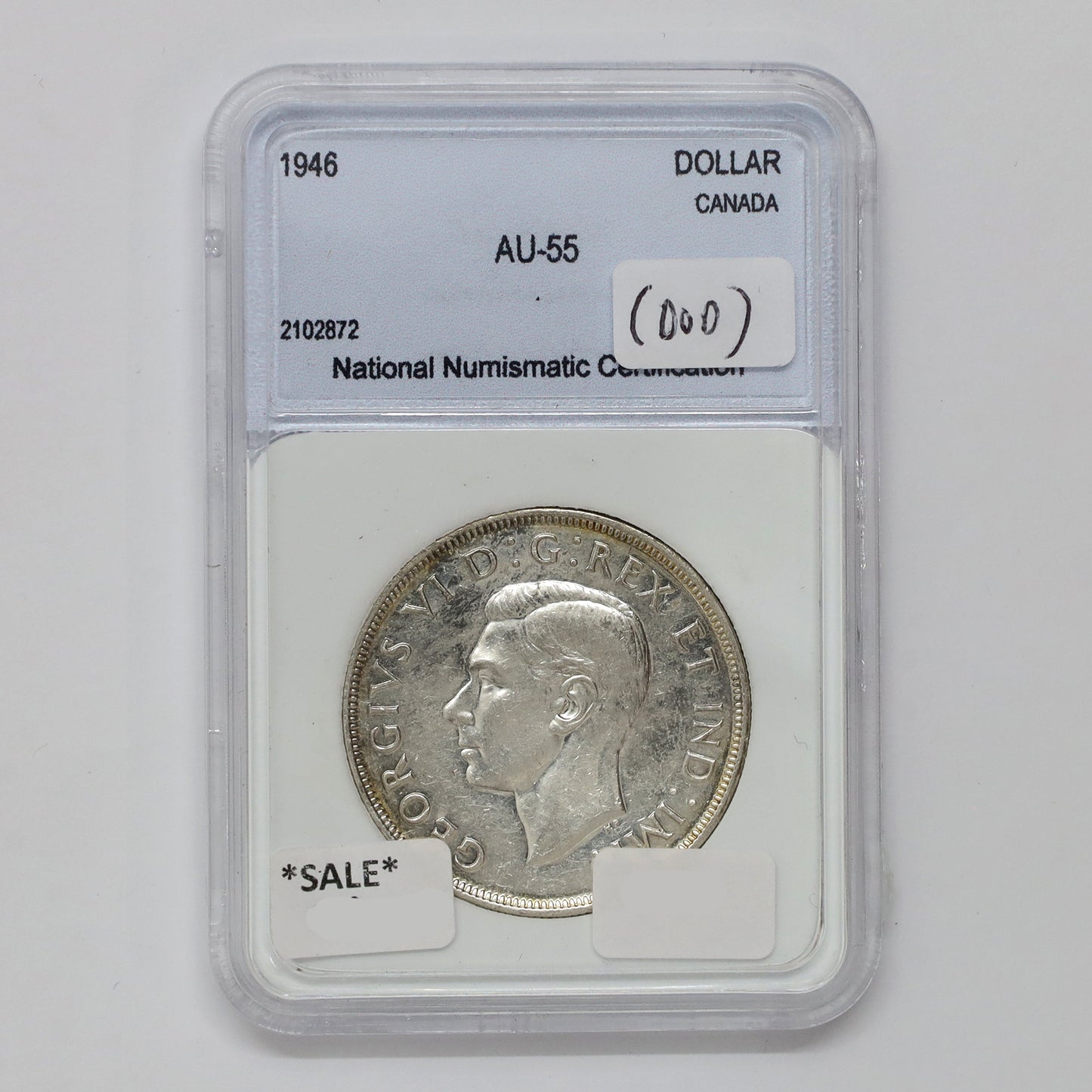 1946 Canada Dollar NNC Certified AU55 (DOD)