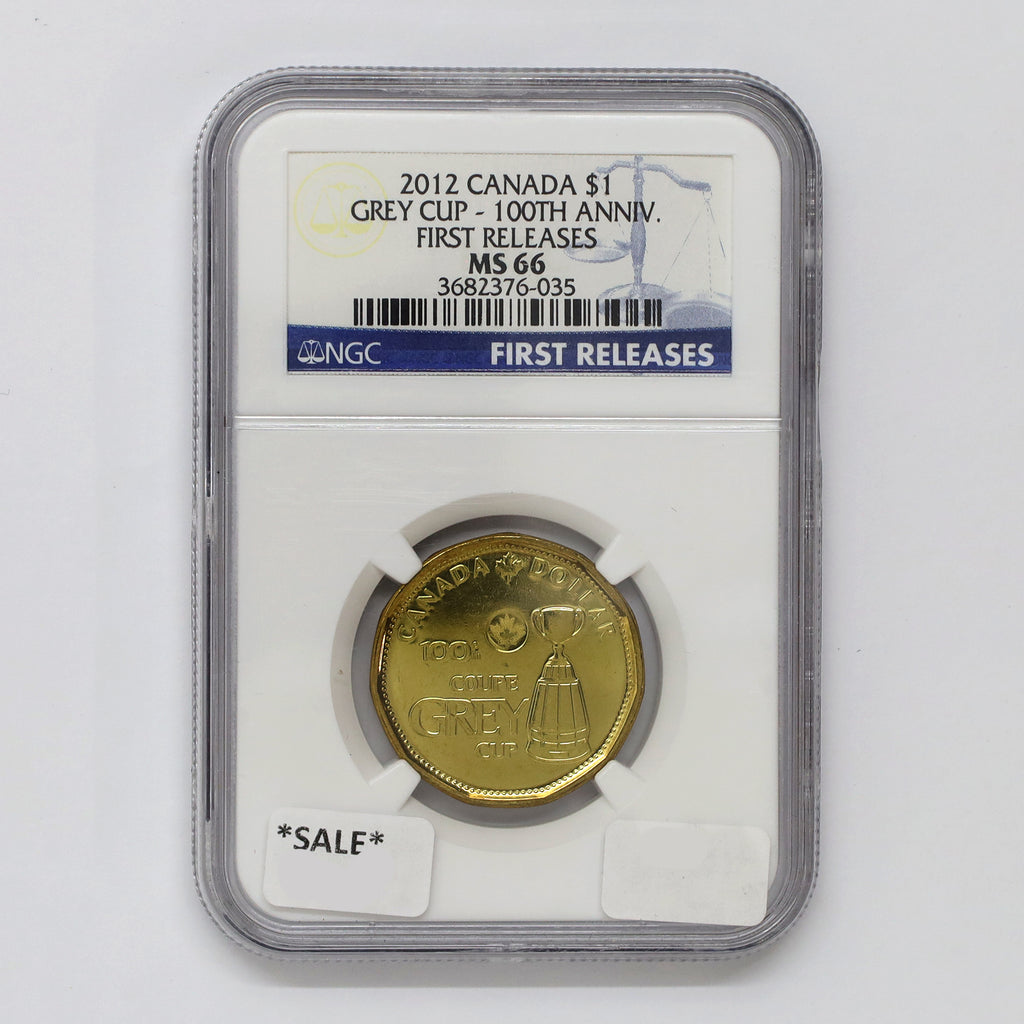 2012 Grey Cup Canada Loon Dollar NGC Certified MS66 First Releases (DOD)