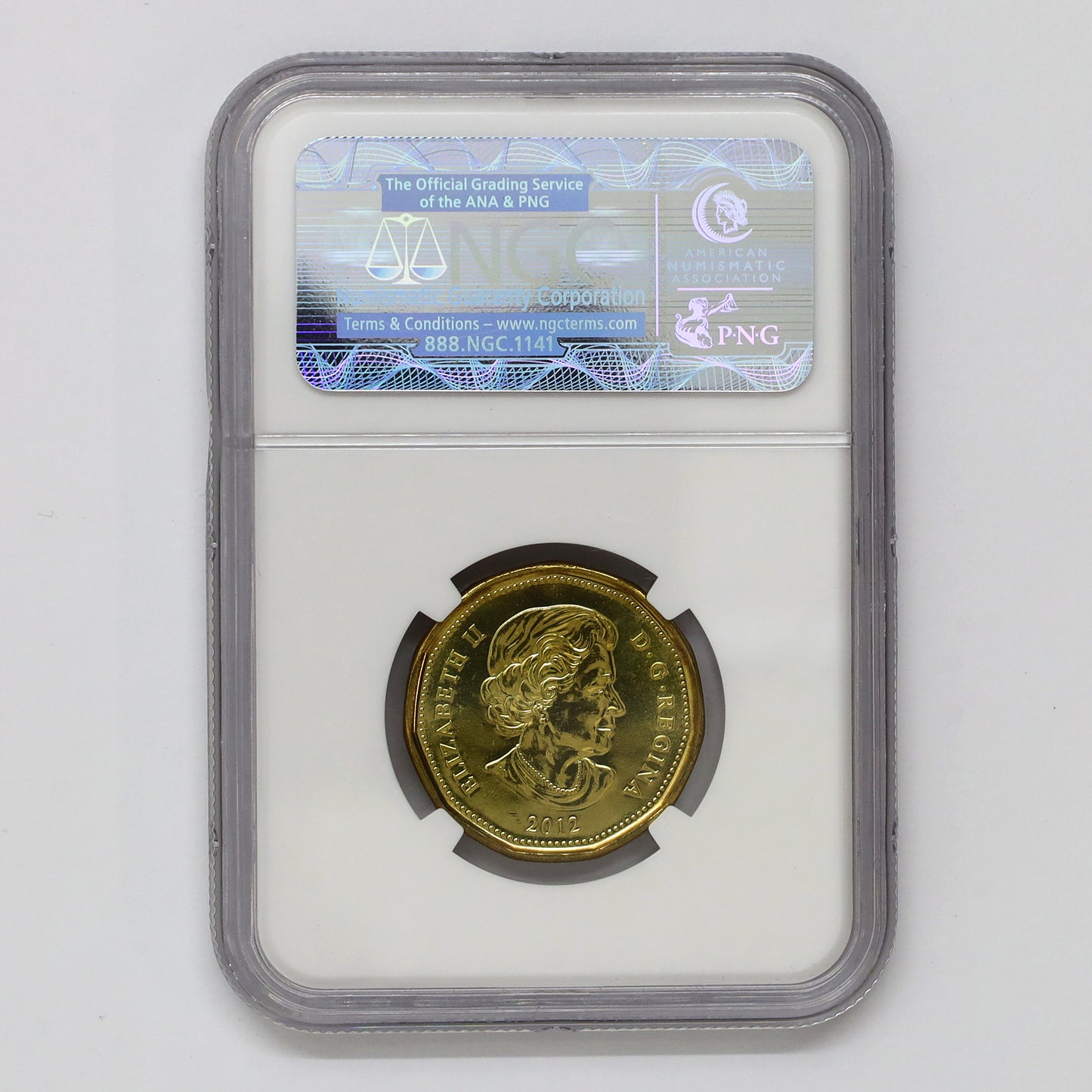2012 Grey Cup Canada Loon Dollar NGC Certified MS66 First Releases (DOD)