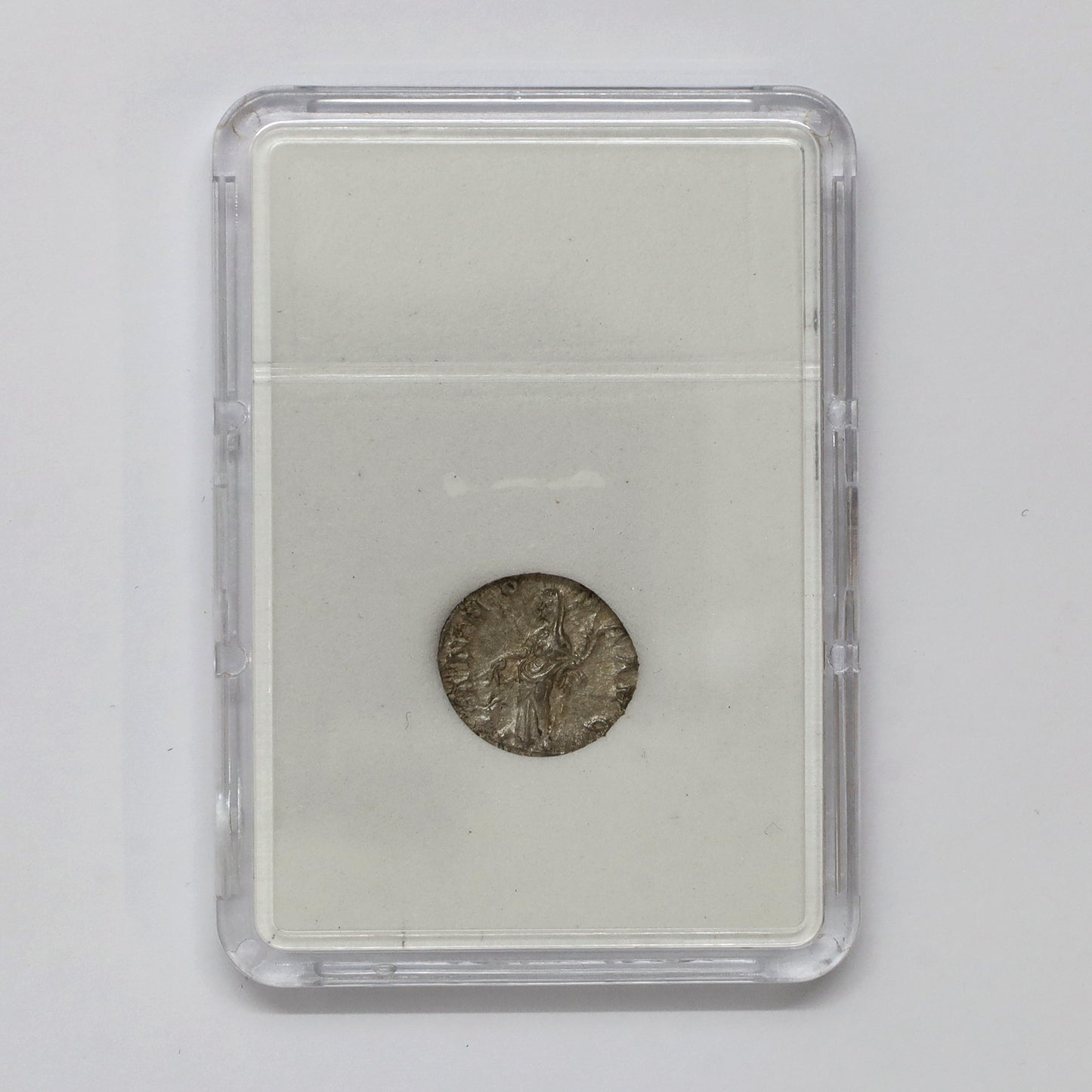 Ancient Rome 222-235 AD Severus Alexander Silver Denarius in Slab (DOD)