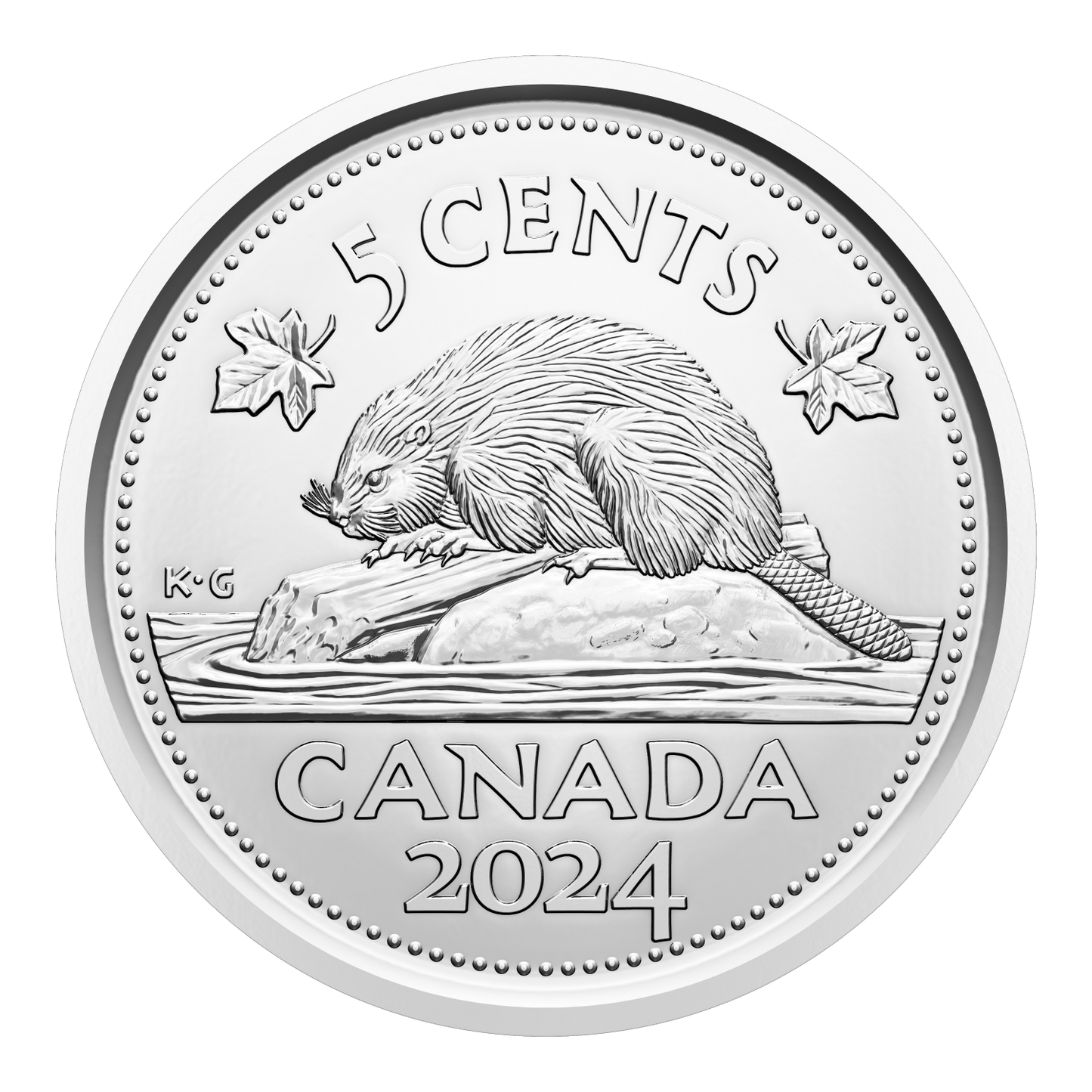 2024 Canada 5-cents Special Wrapped Roll of 40pcs