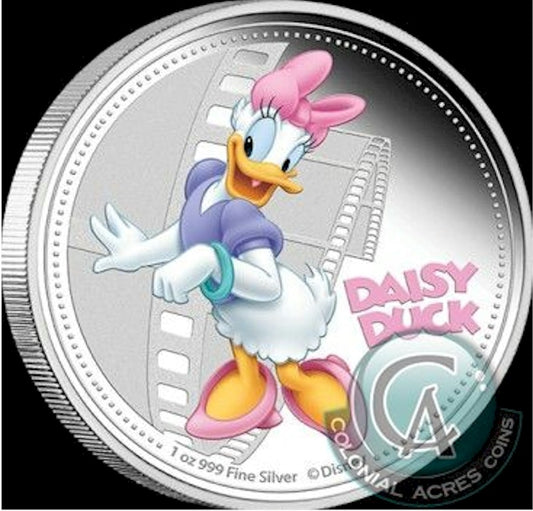 2014 Niue $2 Mickey and Friends - Daisy Duck Silver Proof (TAX Exempt)