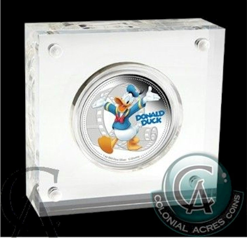 2014 Niue $2 Mickey and Friends - Donald Duck Silver Proof (No Tax)