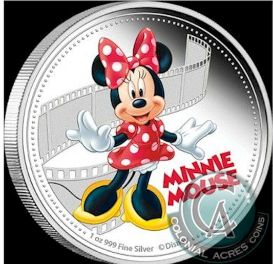 2014 Niue $2 Mickey and Friends - Minnie Mouse Proof Silver (No Tax)