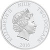 2016 Niue $2 Disney Princesses - Pocahontas Proof Silver (No Tax)