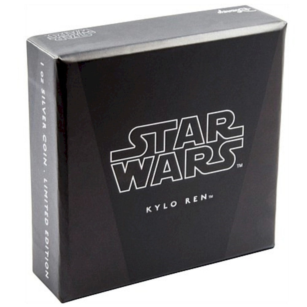 2016 Niue $2 Star Wars: The Force Awakens - Kylo Ren (TAX Exempt) impaired