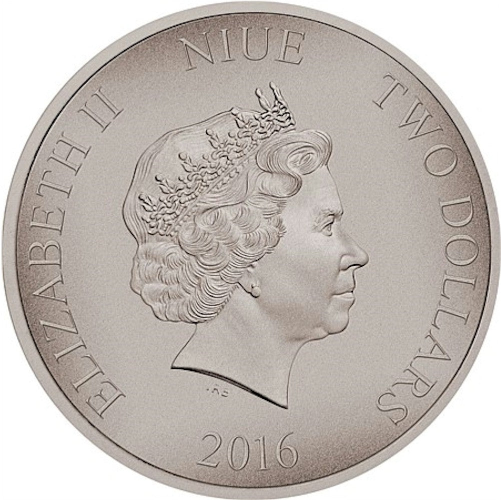 2016 Niue $2 Warriors of History - Spartans Silver Proof (No Tax)
