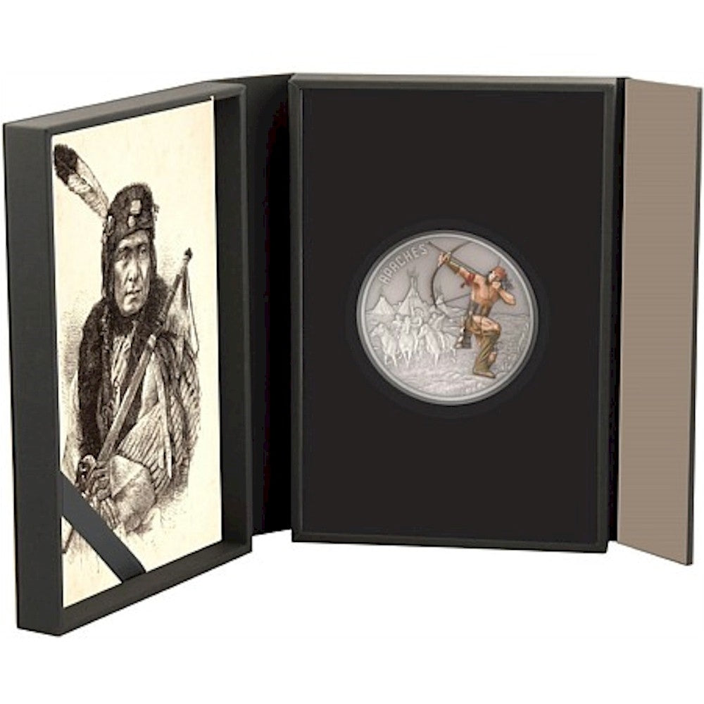 2017 Niue $2 Warriors of History - Apaches Antique Finish (No Tax)