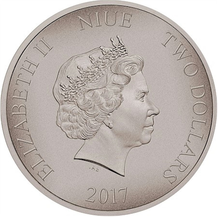 2017 Niue $2 Warriors of History - Ayyubids Proof Silver (No Tax)