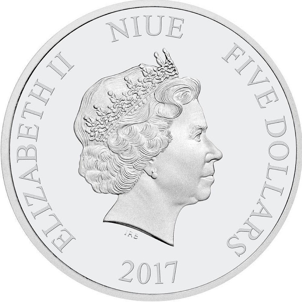 2017 Niue $5 Star Wars - Darth Vader 2oz High Relief Silver (No Tax)