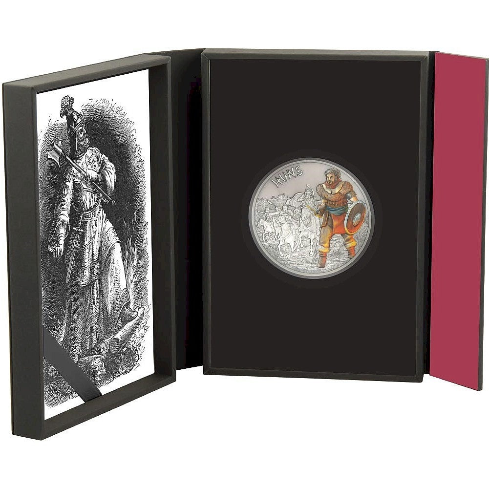 2017 Niue $2 Warriors of History - Huns 1oz. Fine Silver (No Tax)