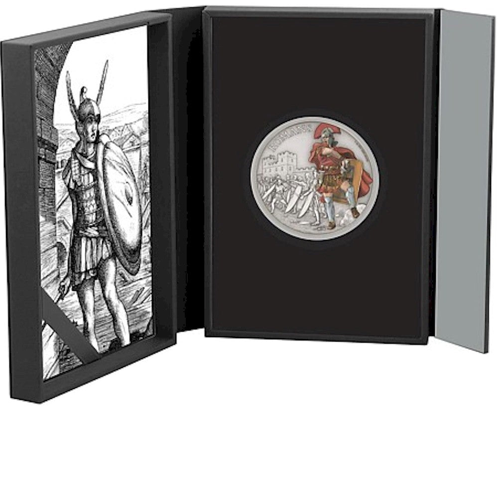2017 Niue $2 Warriors of History - Romans 1oz. Silver Coin (No Tax)
