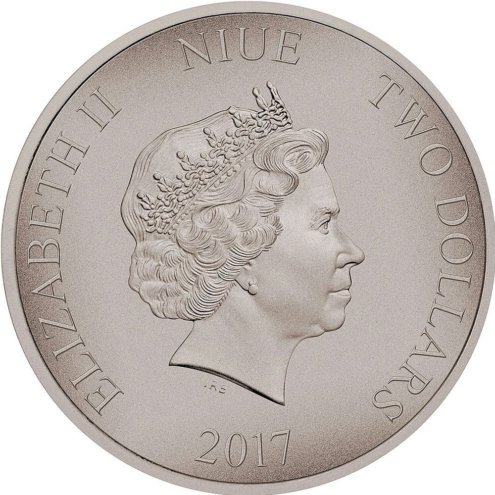 2017 Niue $2 Warriors of History - Zulus Fine Silver Coin (No Tax)