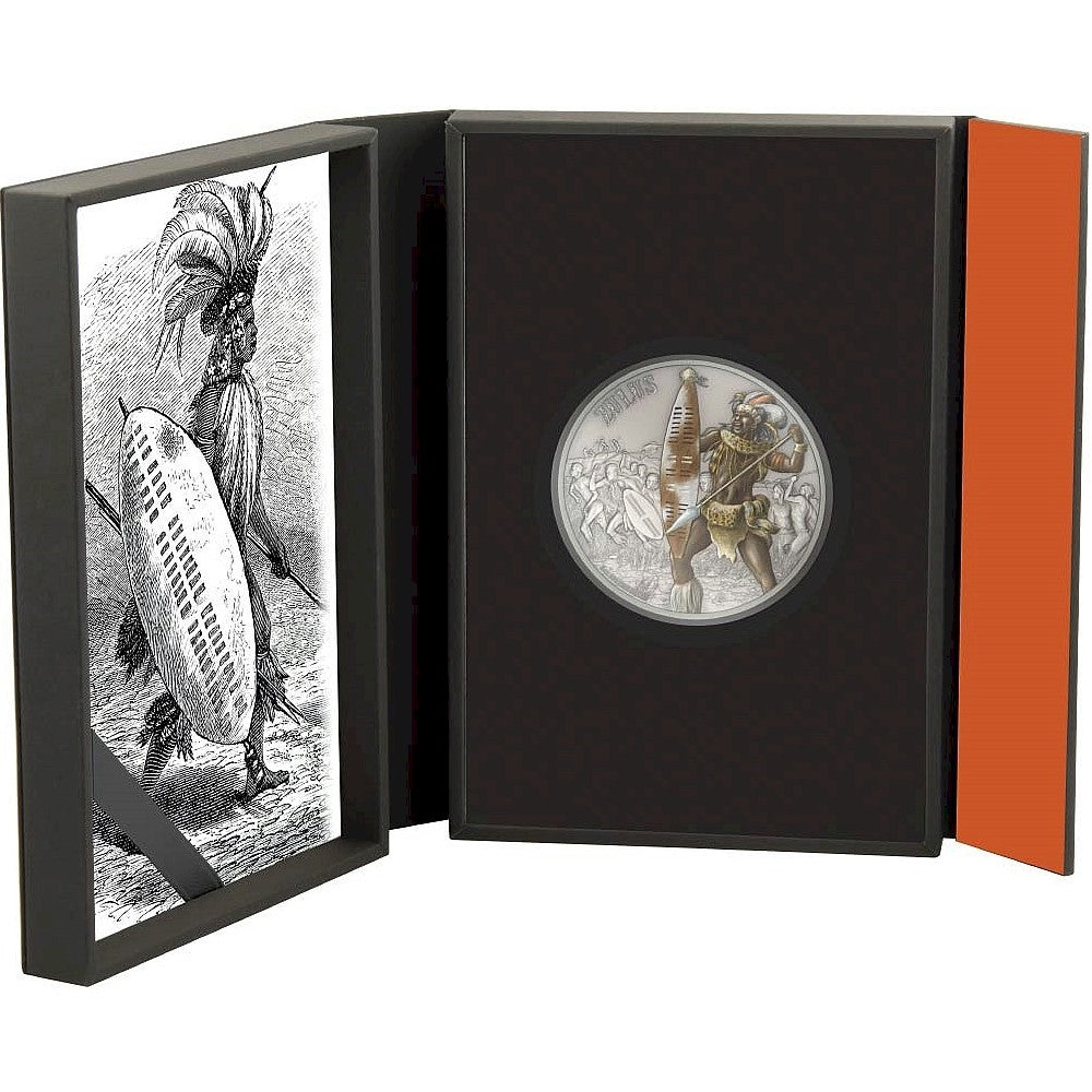 2017 Niue $2 Warriors of History - Zulus Fine Silver Coin (No Tax)