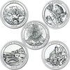 2012 US National Parks Quarter Set - P&D Singles (total of 10 coins)