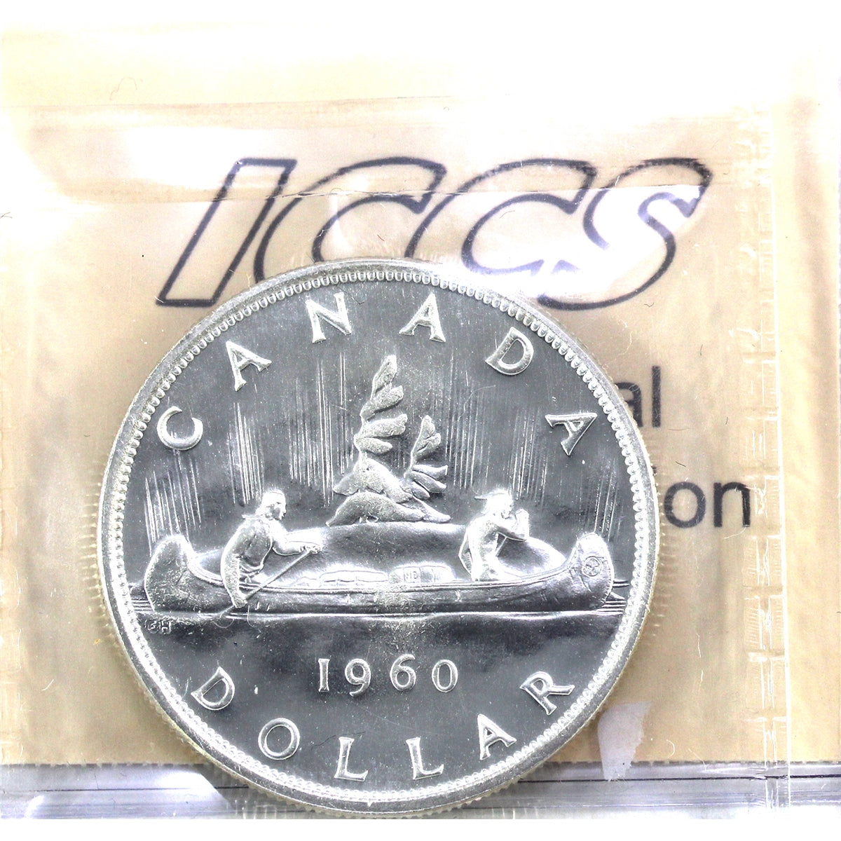 1960 Canada Dollar ICCS Certified PL-66 Heavy Cameo