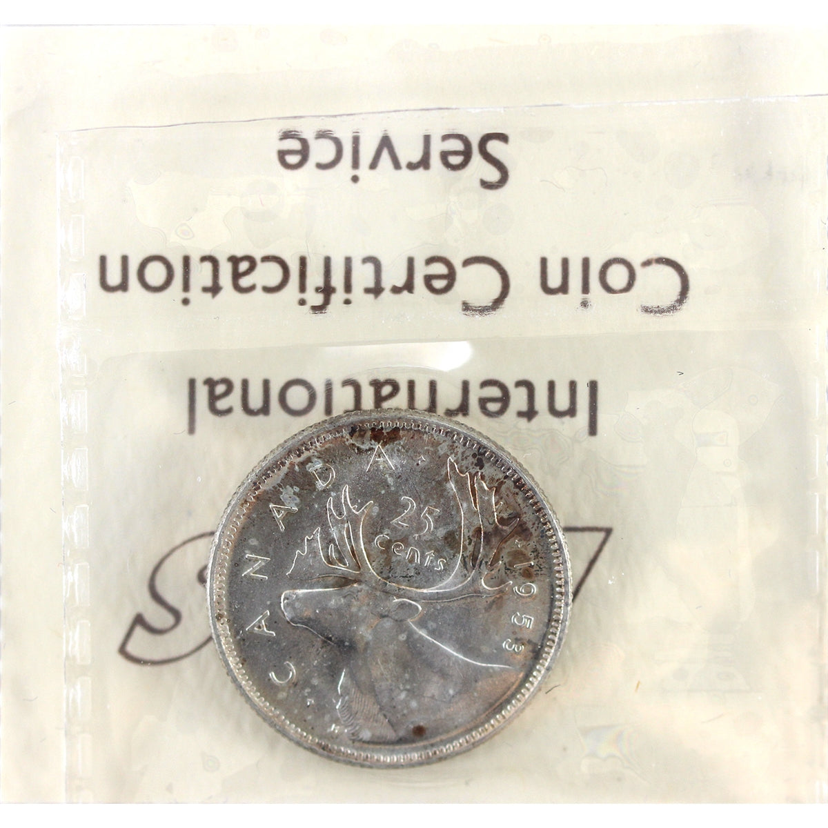 1953 Small Date Canada 25-cents ICCS Certified MS64