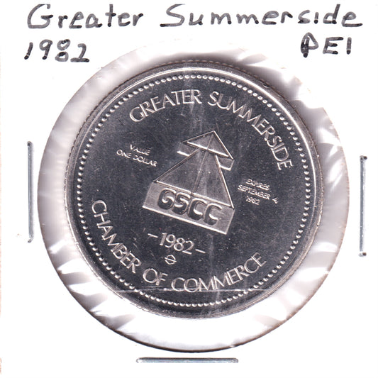 1982 Greater Summerside, PEI, Anne Dollar Token