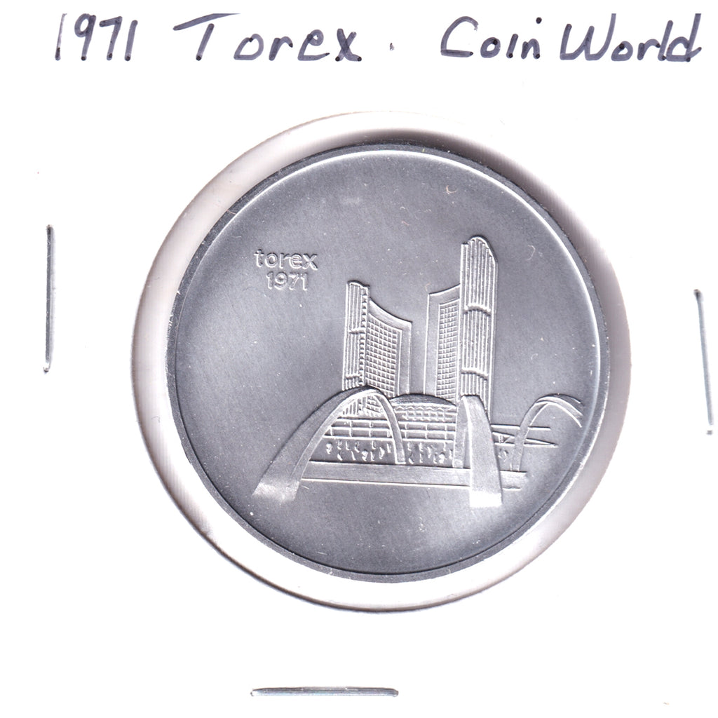 1971 Torex Medallion: Coin World, Linn's Weekly Stamp News, Sidney, Ohio