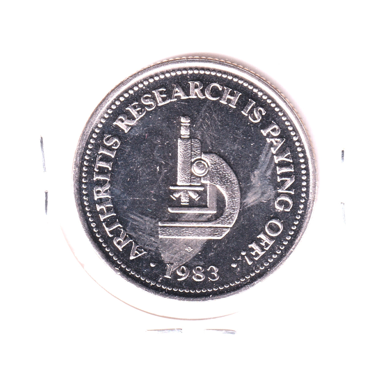 1983 Arthritis Society 35th Anniversary Medallion: Arthritis Research Is Paying Off!