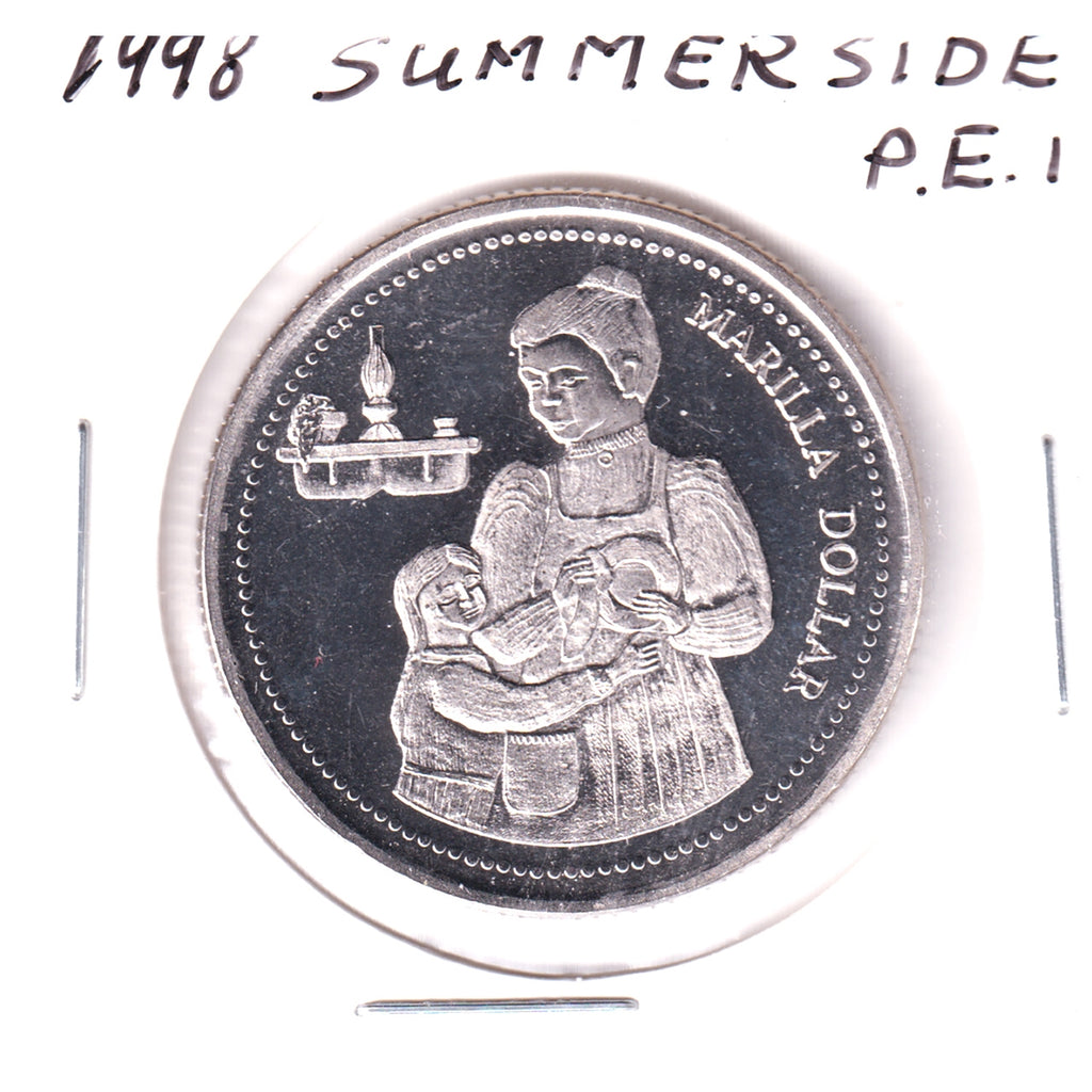 1998 Greater Summerside, PEI, Marilla Dollar Token