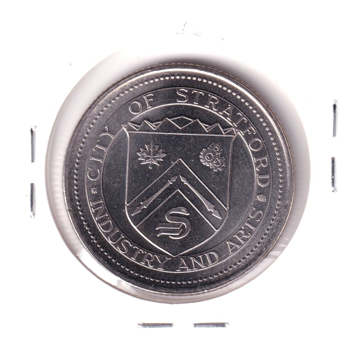 1986 Stratford, ON, Trade Dollar Token: The Brooks Steamer Car, 1925-27