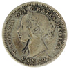 1870 Wide 0 Canada 10-cents VG-F (VG-10) Impaired